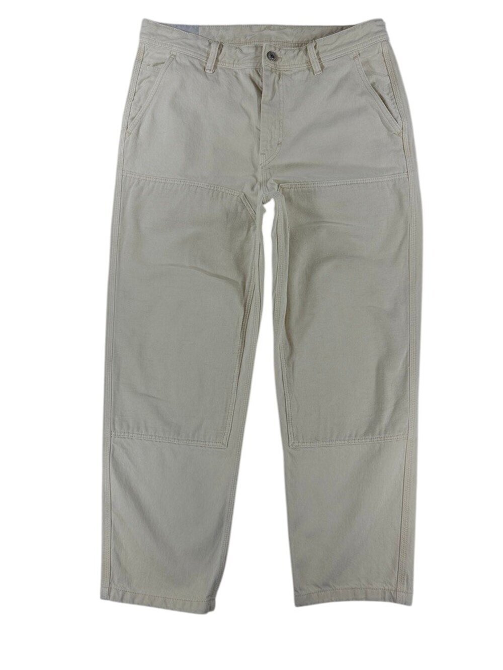Men's H&M Loose Fit Workwear Utility Pants Size 36x32 Beige